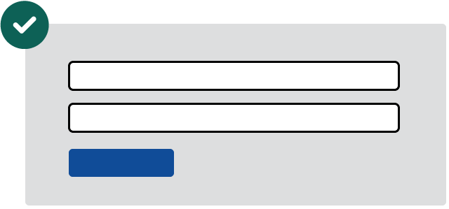 form with fields separated into logical groupings